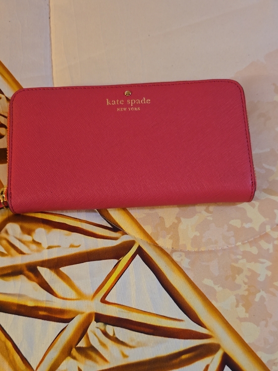 kate spade Handbags - kate spade New York Pink Zip-Around Wallet  NWOT